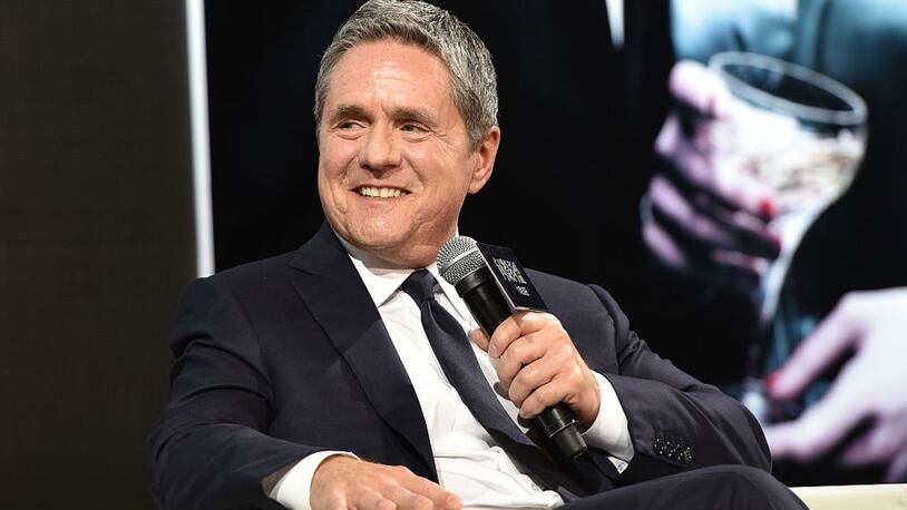 SHANGHAI, CHINA - NOVEMBER 14:  CEO of Paramount Pictures Brad Grey attends the press conference for the Paramount Pictures title "Allied" on November 14, 2016 at Shanghai Postal Museum in Shanghai, China.  (Photo by Emmanuel Wong/Getty Images for Paramount Pictures )
