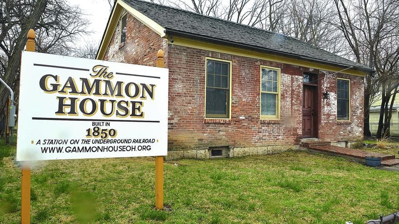 The Gammon House, Springfield s stop on the Underground Railroad, is the subject of a new exhibit in which area artists painted their impressions of the historic structure. CONTRIBUTED