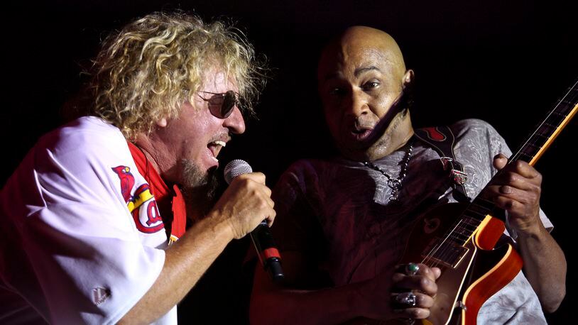 Sammy Hagar and the Circle perform at SunFest on Thursday, April 30, 2015 in West Palm Beach. (Madeline Gray / The Palm Beach Post)
