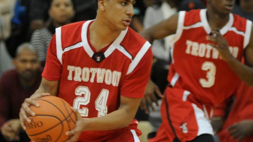 Trotwood’s Torrey Patton. Trotwood-Madison defeated host Dunbar 81-72 in a boys high school basketball game on Tuesday, Jan. 12, 2016. MARC PENDLETON / STAFF