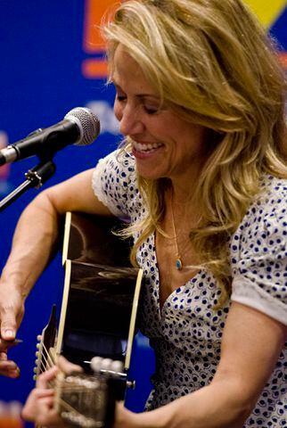 Sheryl Crow performs at Cox Media Group