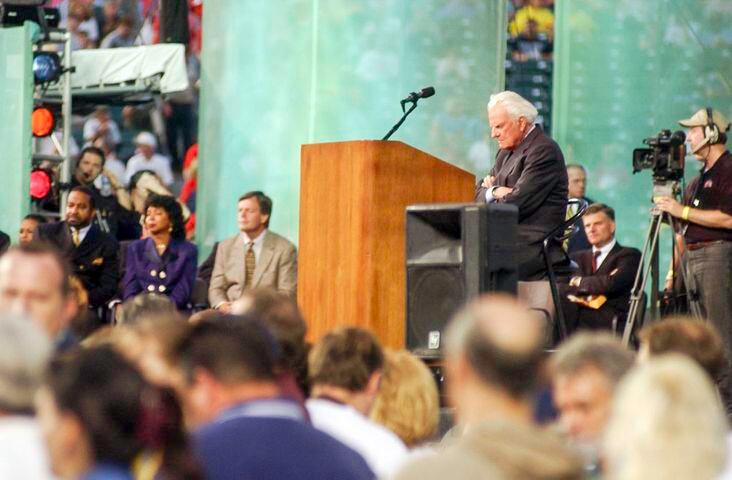 PHOTOS Rev. Billy Graham in Cincinnati