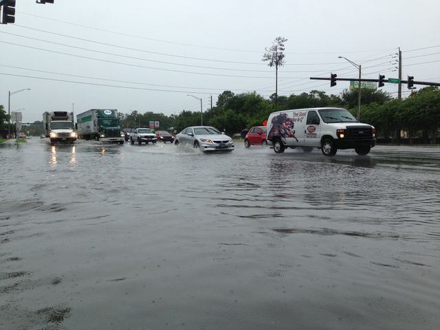Flooding on San Jose Blvd.