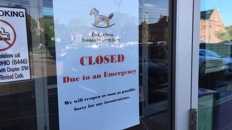 Rocking Horse Community Health Center closed earlier today while Springfield Police investigated a threat against a patient. BILL LACKEY/STAFF