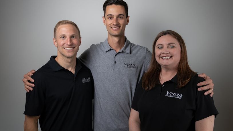 The Winans executive team (L-R) Dusty Blythe (current Financial Controller and Director of Marketing), Wilson Reiser (current CEO), Amy Snyder (current COO) are poised to lead the home town chocolate company into a period of tremendous growth over the next few years.