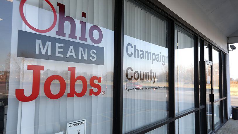 The Champaign County Department of Job and Family Services has received job training funds to help local families recover from impacts of the opioid addiction crisis. BILL LACKEY/STAFF